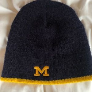 University of Michigan wool beanie